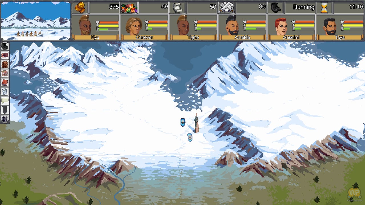 Amanda the Adventurer gameplay showing the interactive episode interface.